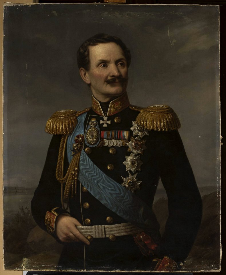 Aleksander Lesser - Portrait of Friedrich Berg - MP 3713 MNW - National Museum in Warsaw
