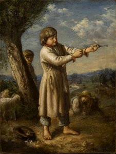 Aleksander Kotsis - Boy Shooting with a Key - MNK II-a-692 - National Museum Kraków