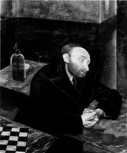 Aleksandr Yevgeniyevich Yakovlev - In the Cafe de la Rotonde, Paris - 35.637 - Museum of Fine Arts