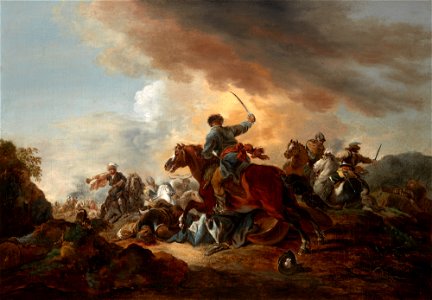 Aleksander Orłowski - Battle Scene - MNK II-a-442 - National Museum Kraków