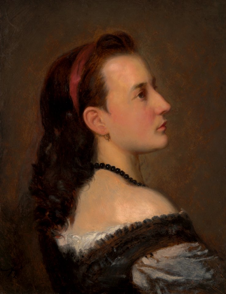 Aleksander Kotsis - Portrait of a Young Lady - MNK II-a-608 - National Museum Kraków