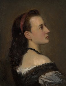 Aleksander Kotsis - Portrait of a Young Lady - MNK II-a-608 - National Museum Kraków