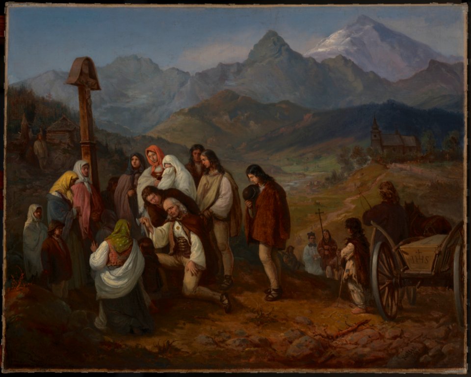 Aleksander Kotsis - A Highlander's Funeral - MNK II-a-985 - National Museum Kraków