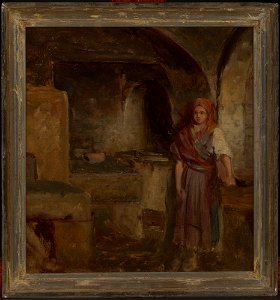 Aleksander Kotsis - Girl in the Kitchen - MNK II-a-380 - National Museum Kraków