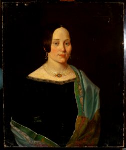 Aleksander Kokular - Portrait of Eufemia Wiśniewska née Borman - MP 2849 MNW - National Museum in Warsaw