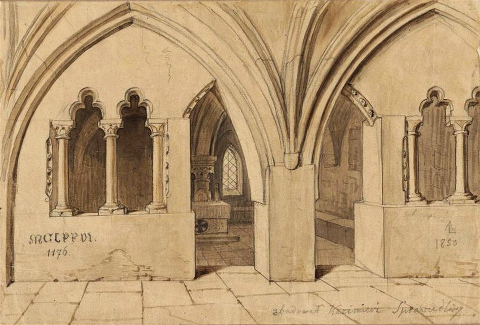 Aleksander Lesser Sulejów. Klasztor cystersów. Kapitularz