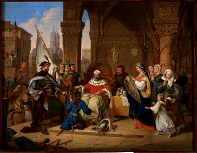 Aleksander Lesser - Youth of Bolesław the Wry-Mouthed - MP 4943 MNW - National Museum in Warsaw