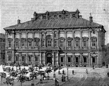 Alessandria – Palazzo della Prefettura (xilografia)