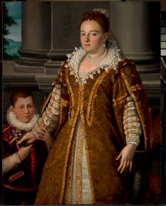 Alessandro Allori - Portrait of Grand Duchess Bianca Capello de Medici with Her Son - 1987.11 - Dallas Museum of Art