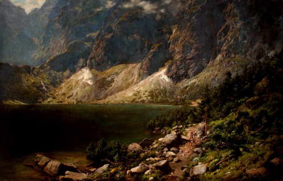 Aleksander Mroczkowski - The Morskie Oko Lake - MNK II-a-186 - National Museum Kraków