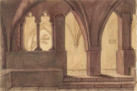 Aleksander Lesser - Sulejów. Klasztor cystersów. Kapitularz