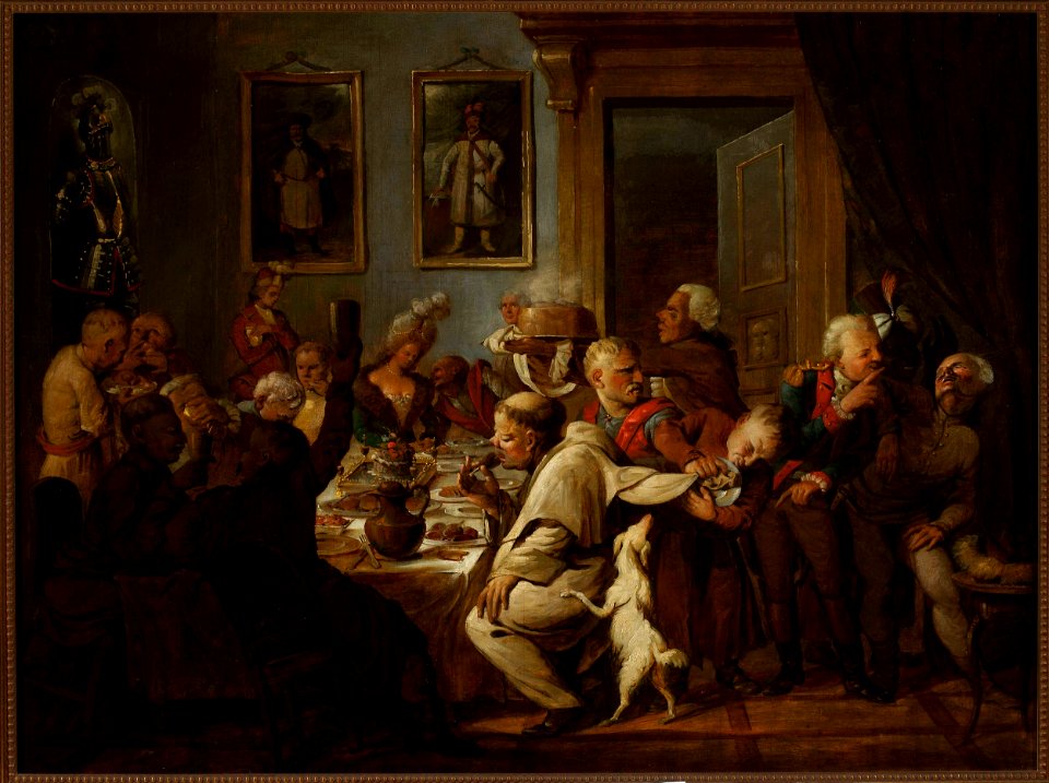 Aleksander Orłowski - Banquet at Radziwiłł’s - MP 2915 MNW - National Museum in Warsaw