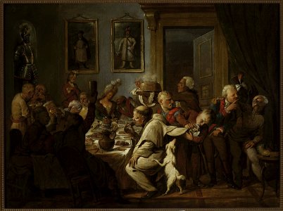 Aleksander Orłowski - Banquet at Radziwiłł’s - MP 2915 MNW - National Museum in Warsaw