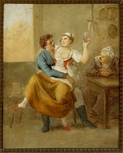 Aleksander Orłowski - Scene in a tavern - MP 3407 MNW - National Museum in Warsaw