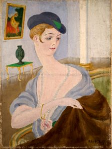 Aleksander Uurits. Portrait of a Lady. TKM 0088M