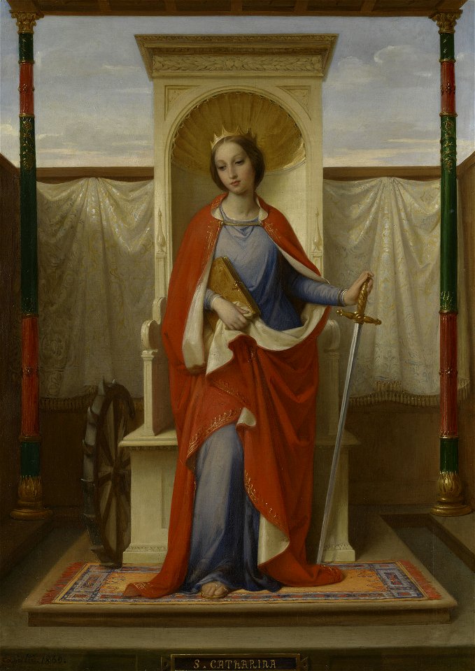Alessandro Capalti (1810-68) - St Catherine - RCIN 403742 - Royal Collection