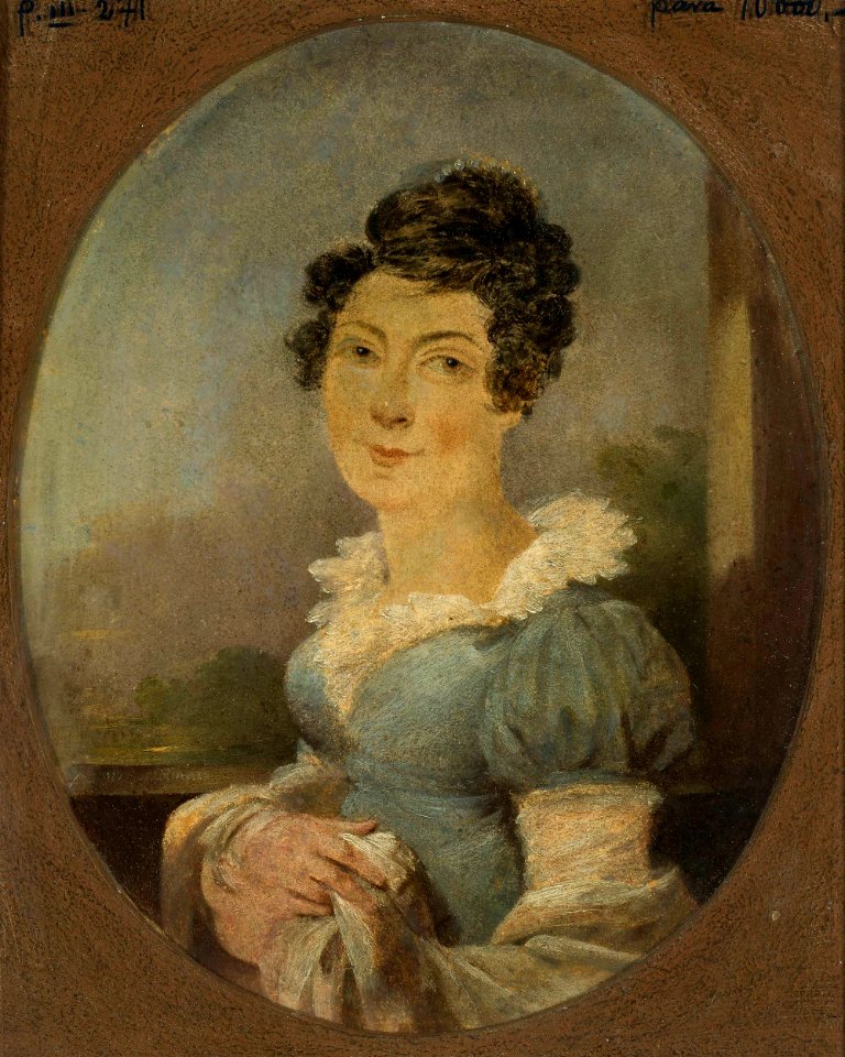 Aleksander Ludwik Molinari - Portrait of Antoni Erazm Makarowicz's wife - MP 2520 MNW - National Museum in Warsaw