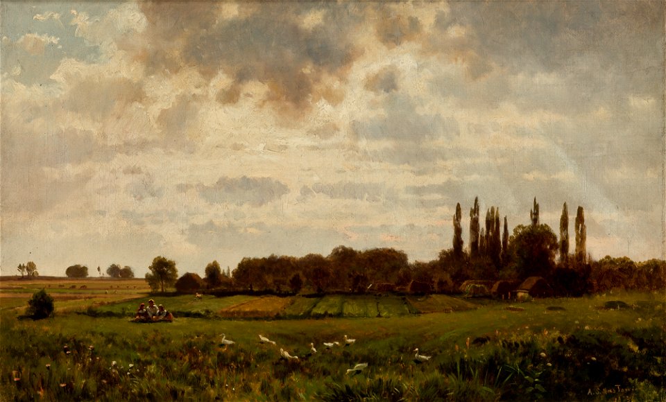Aleksander Świeszewski - Village Masłowice - MNK II-a-235 - National Museum Kraków