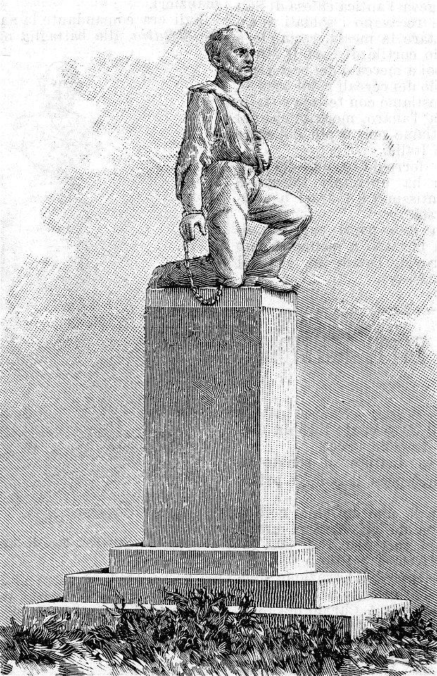 Alessandria – Monumento Vochieri nel Camposanto (xilografia)