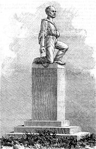 Alessandria – Monumento Vochieri nel Camposanto (xilografia)