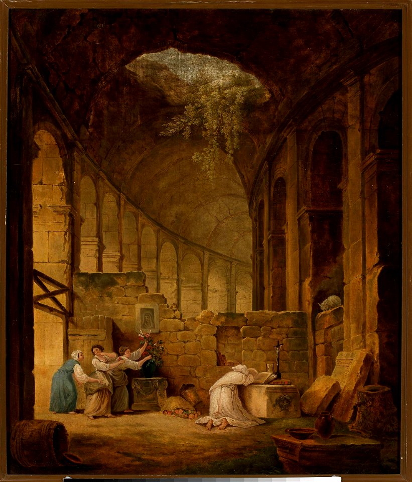 Aleksandra Potocka - Interior of the Colosseum in Rome - MP 2066 - National Museum in Warsaw