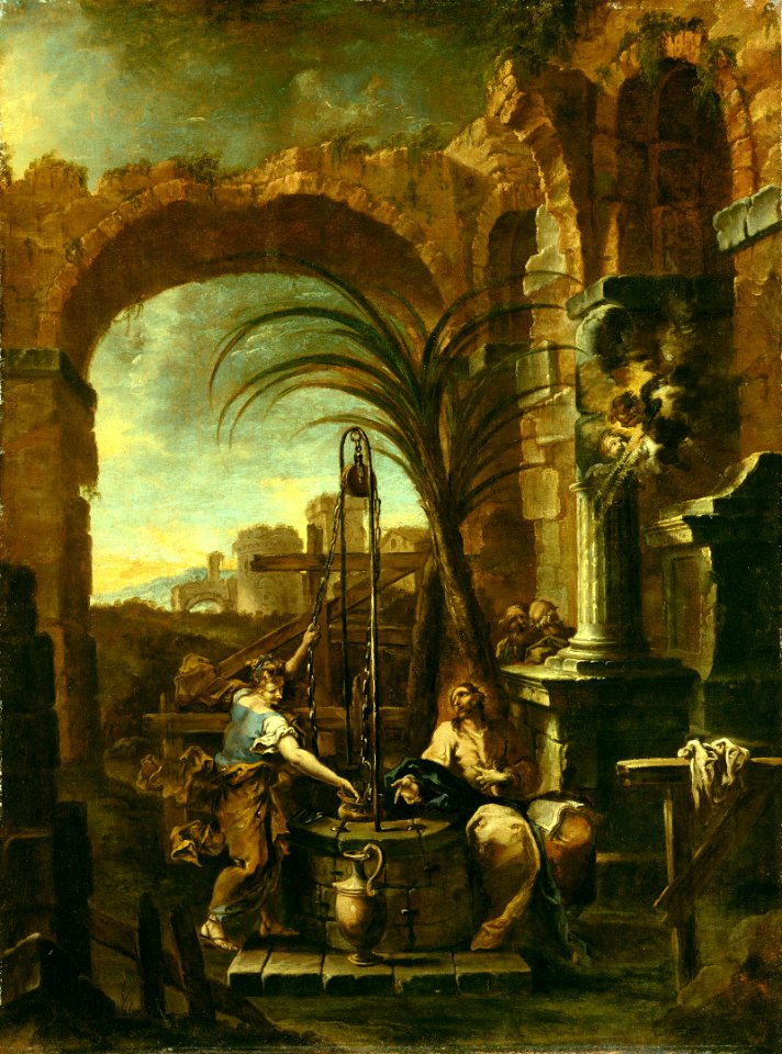 Alessandro Magnasco - Christ and the Samaritan Woman - 73.PA.71 - J. Paul Getty Museum