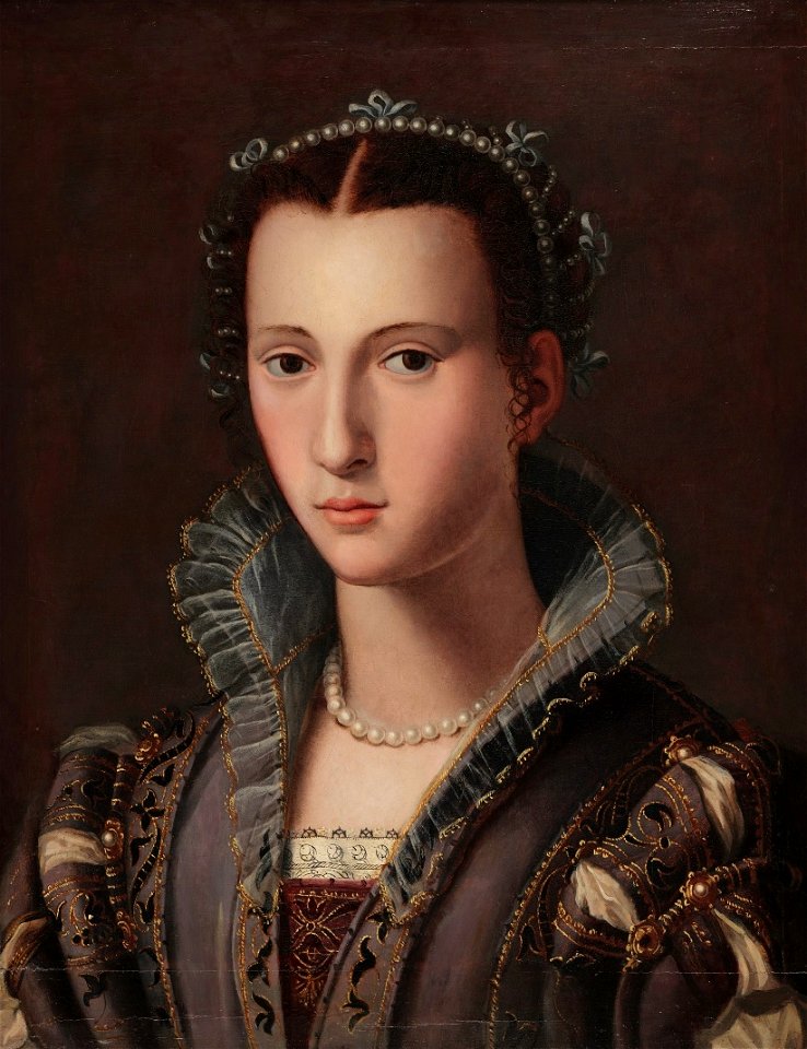 Alessandro Allori - Retrato de Dama Florentina 01-1