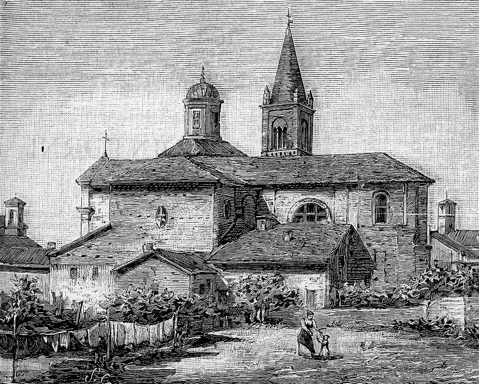 Alessandria – Chiesa di San Rocco (xilografia)