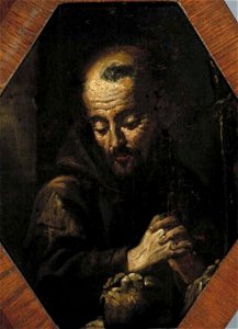Alessandro Magnasco - Monnik in gebed - 1562 (OK) - Museum Boijmans Van Beuningen