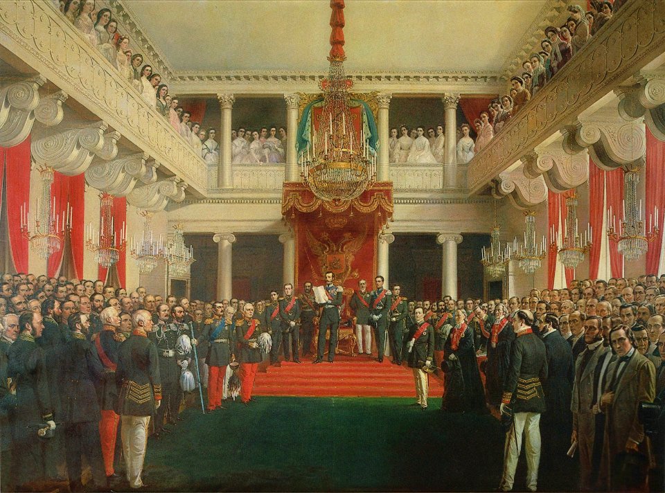 Aleksanteri II avaa valtiopäivät 1863