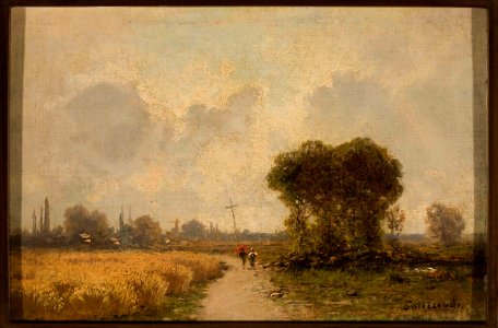 Aleksander Świeszewski - Landscape with a road - MP 2674 MNW - National Museum in Warsaw