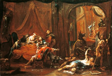 Alessandro Magnasco - Dissipation and Ignorance destroy the Arts and Sciences