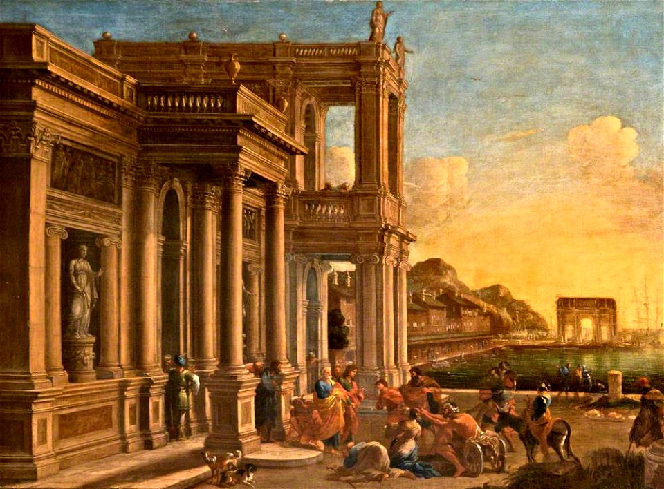 Alessandro Salucci (1590-c.1655) (attributed to) - Saint Paul and Saint Barnabas at Lystra - 1257178 - National Trust