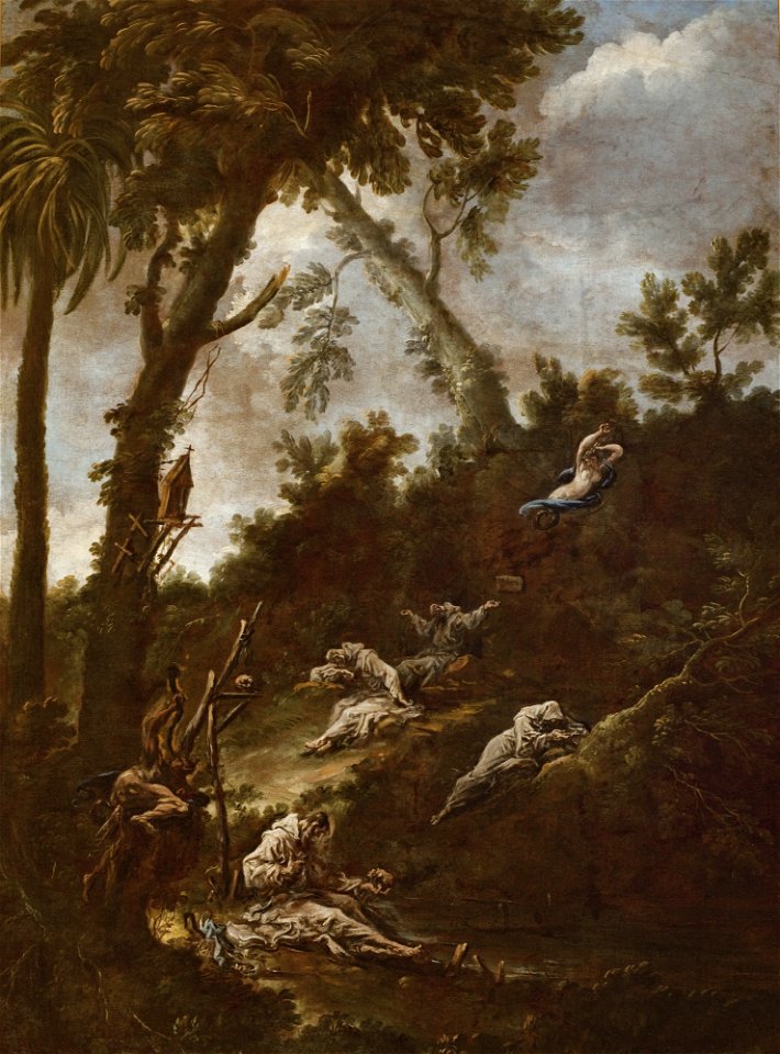 Alessandro Magnasco - Hermits (Anachorets) - MNK XII-A-116 - National Museum Kraków