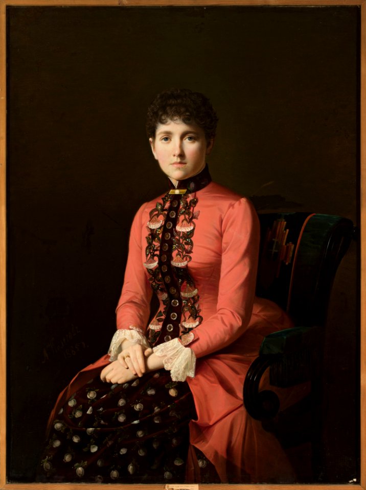 Aleksei Mikhailovich Kolesov - Portrait of a young woman - M.Ob.2017 - National Museum in Warsaw