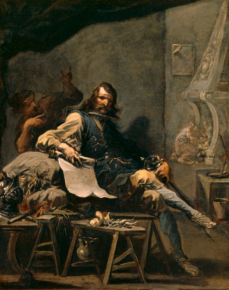 Alessandro Magnasco - Satire on a Nobleman in Misery - 36.14 - Detroit Institute of Arts