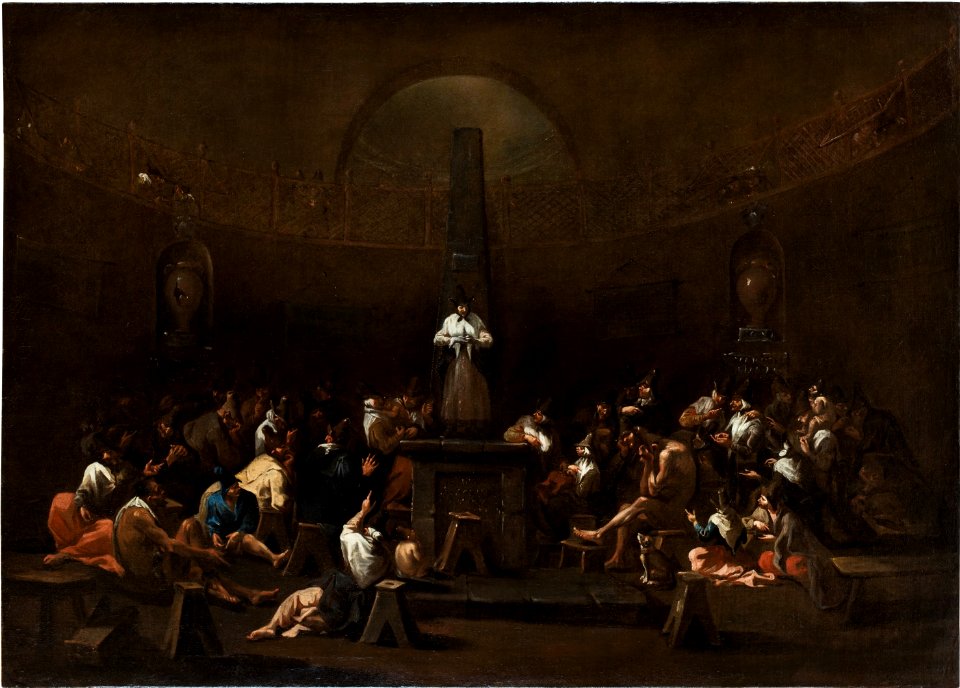 Alessandro Magnasco - The Quaker Meeting