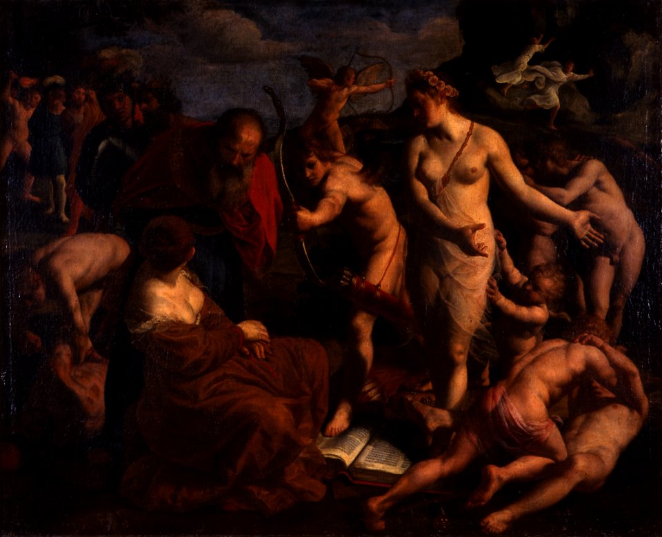 Alessandro Turchi - Allegory on the Power of Love ('Omnia Vincit Amor') - 342 - Mauritshuis