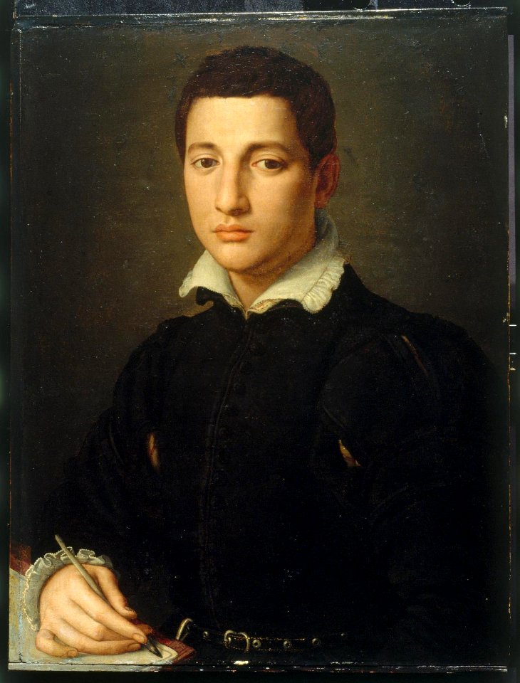 Alessandro Allori - Portrait of a Young Man Writing - 29.786 - Museum of Fine Arts