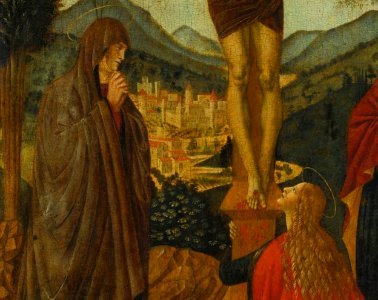 Alesso di Benozzo - crocifissione (detail)