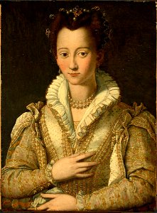 Alessandro Allori - Portrait of a Woman - 1957.62 - Fogg Museum. Free illustration for personal and commercial use.