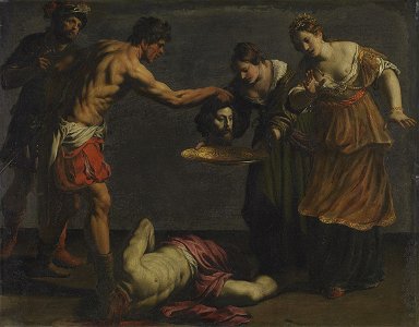 Alessandro Turchi (gen. L'Orbetto) - Salome empfängt das Haupt Johannes des Täufers - 968 - Bavarian State Painting Collections