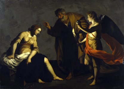 Alessandro Turchi - Saint Agatha Attended by Saint Peter and an Angel in Prison - Walters 37552