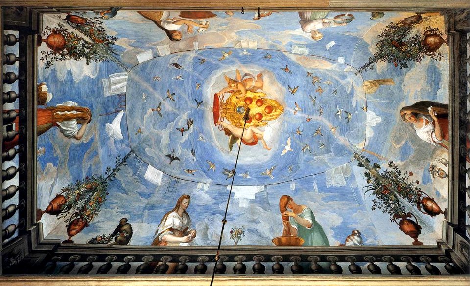Alessandro Allori - Women on a Terrace - WGA00178