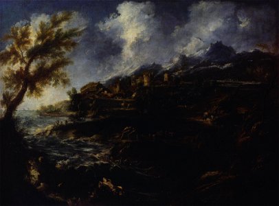 Alessandro Magnasco - The Seashore - WGA13857