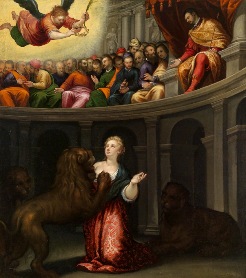 Alessandro Maganza Martyrium einer Heiligen