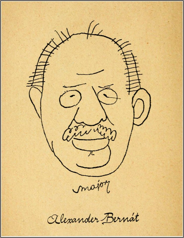 Alexander Bernát, 1913. Major Henrik rajza