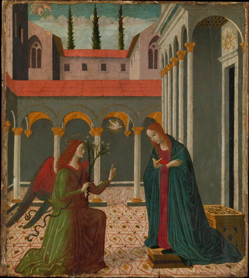 Alesso di Benozzo - annunciazione