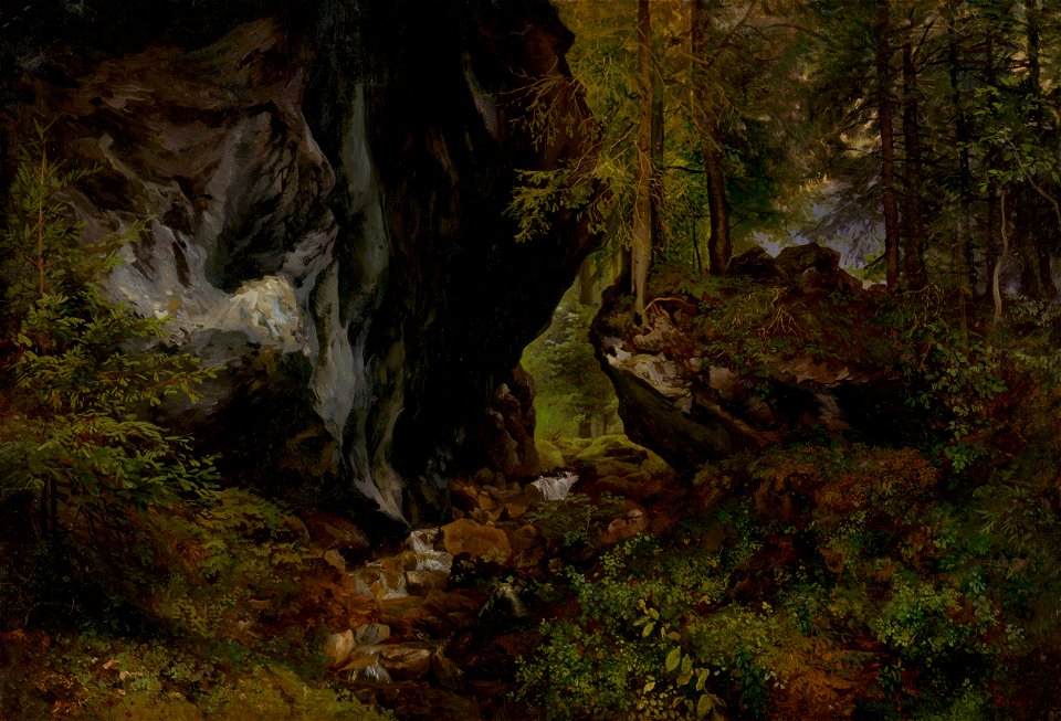 Alexander Brodszky - Forest's Interior - O 357 - Slovak National Gallery