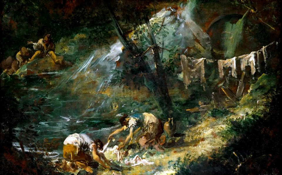 Alessandro Magnasco - Le lavandaie (c.1720)